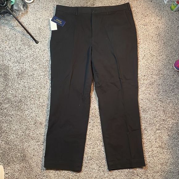 NWT Polo by Ralph Lauren Men's Black Stretch Classic Fit Dress Pants W38xL30 - Picture 6 of 9